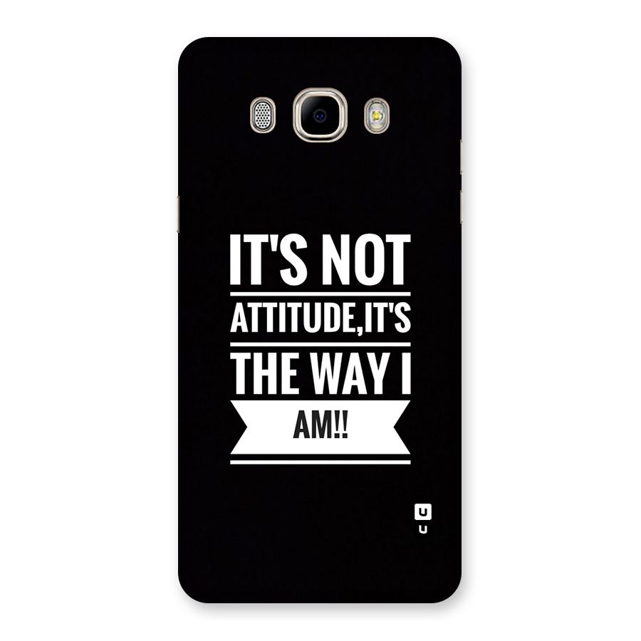 My Attitude Back Case for Galaxy J7 2016