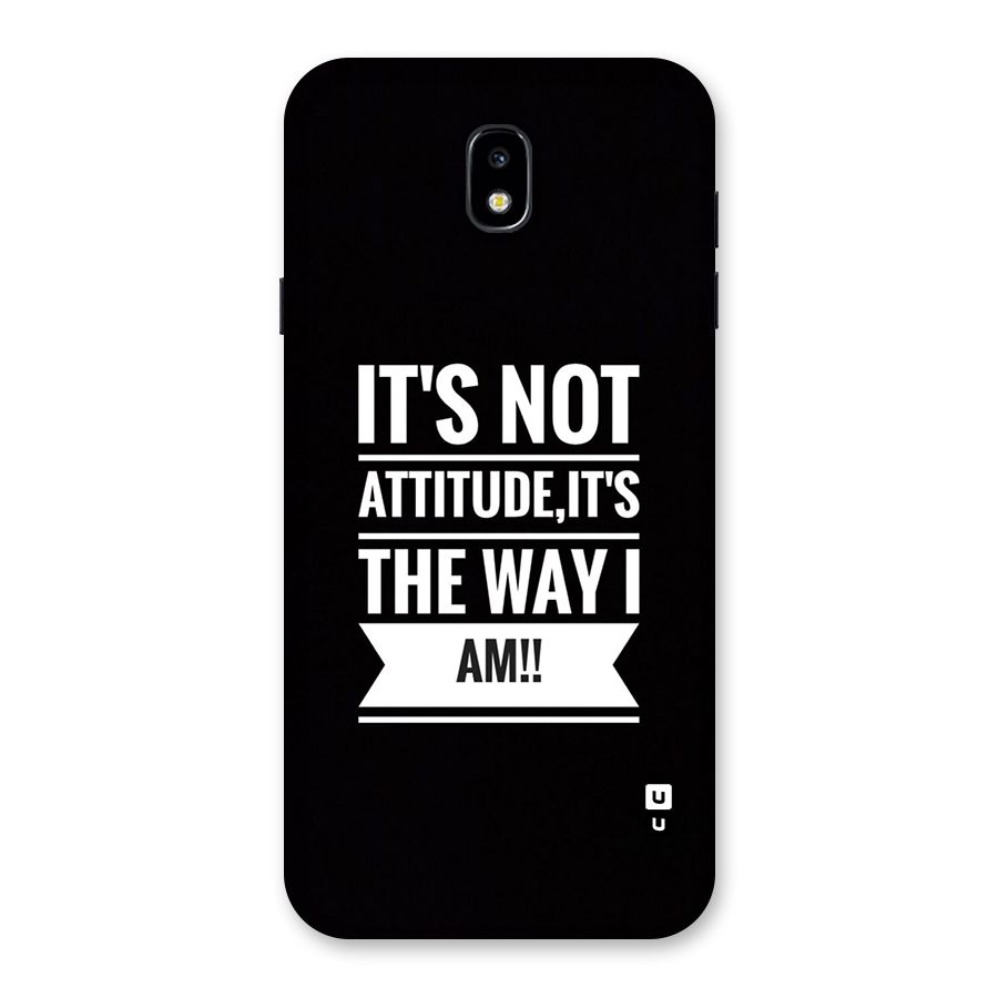 My Attitude Back Case for Galaxy J7 Pro