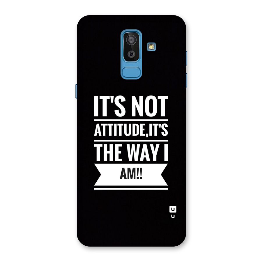 My Attitude Back Case for Galaxy J8