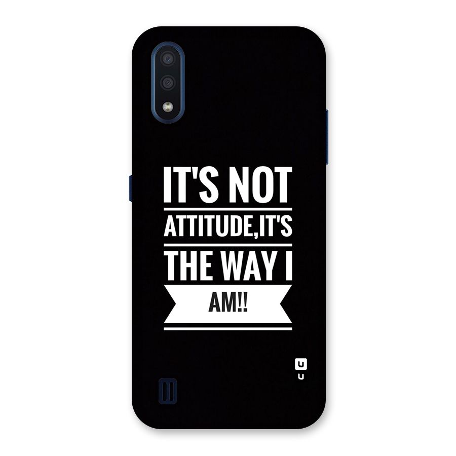 My Attitude Back Case for Galaxy M01