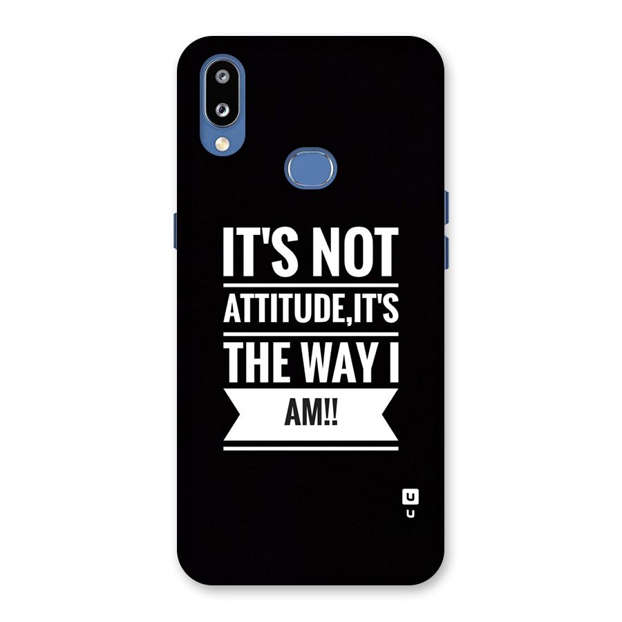 My Attitude Back Case for Galaxy M01s