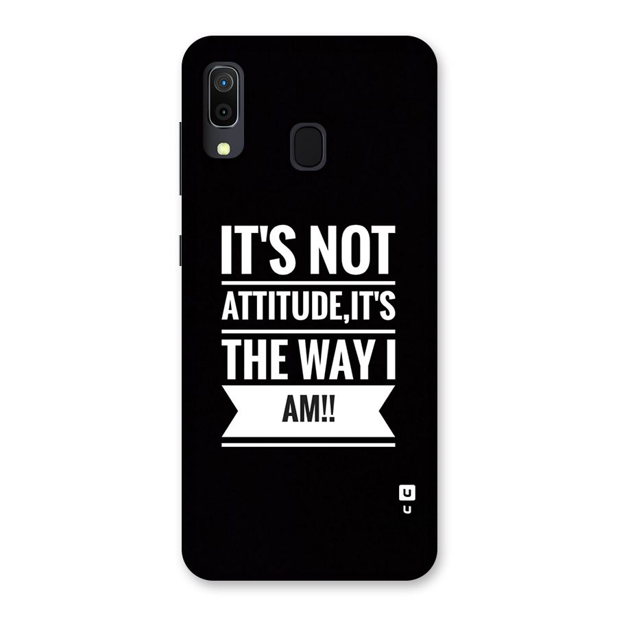 My Attitude Back Case for Galaxy M10s