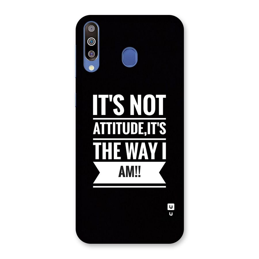 My Attitude Back Case for Galaxy M30