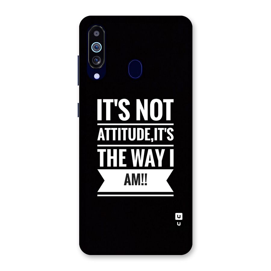 My Attitude Back Case for Galaxy M40