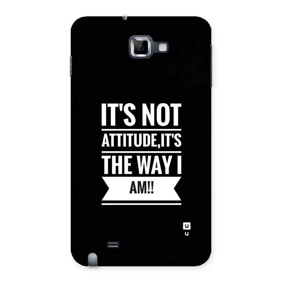 My Attitude Back Case for Galaxy Note