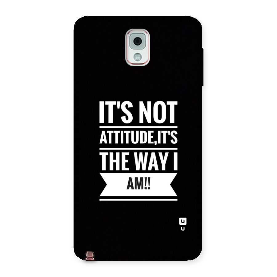 My Attitude Back Case for Galaxy Note 3