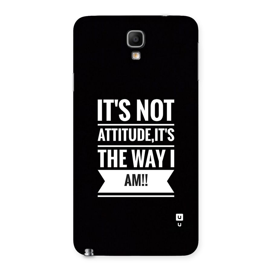 My Attitude Back Case for Galaxy Note 3 Neo