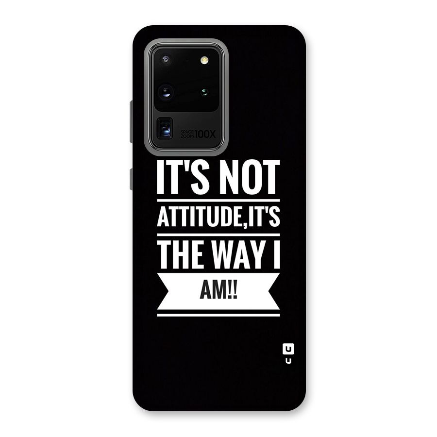 My Attitude Back Case for Galaxy S20 Ultra