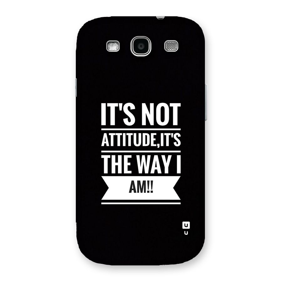 My Attitude Back Case for Galaxy S3