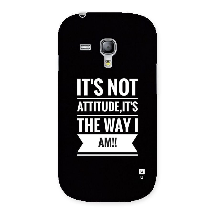 My Attitude Back Case for Galaxy S3 Mini