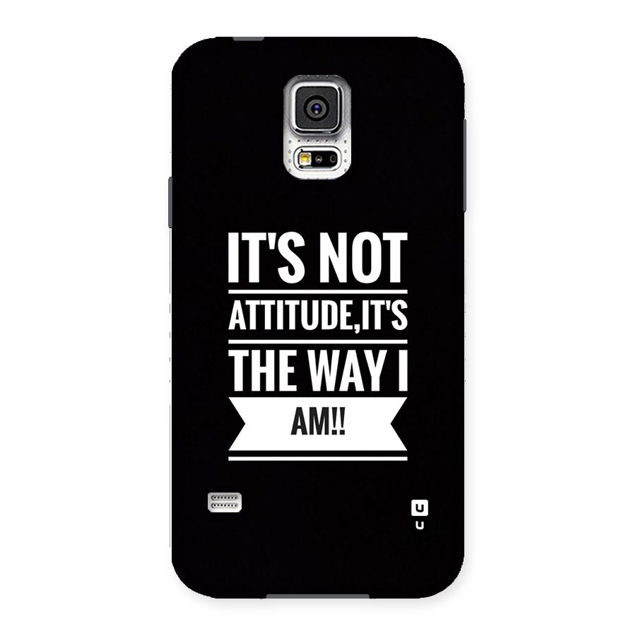 My Attitude Back Case for Galaxy S5