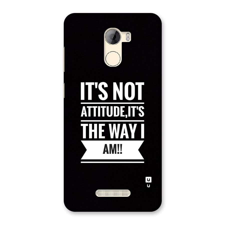 My Attitude Back Case for Gionee A1 LIte