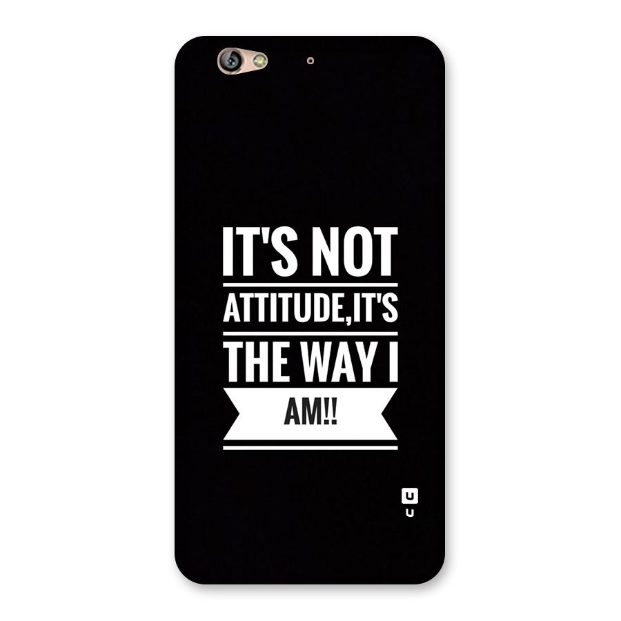 My Attitude Back Case for Gionee S6