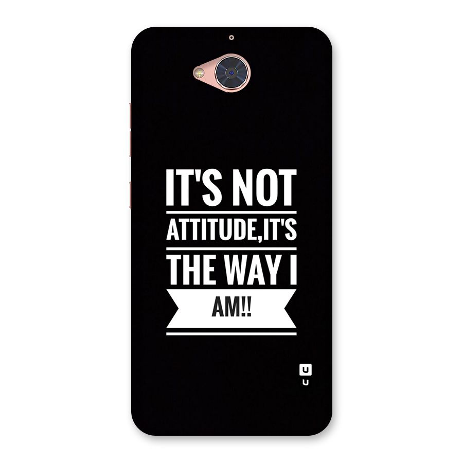 My Attitude Back Case for Gionee S6 Pro