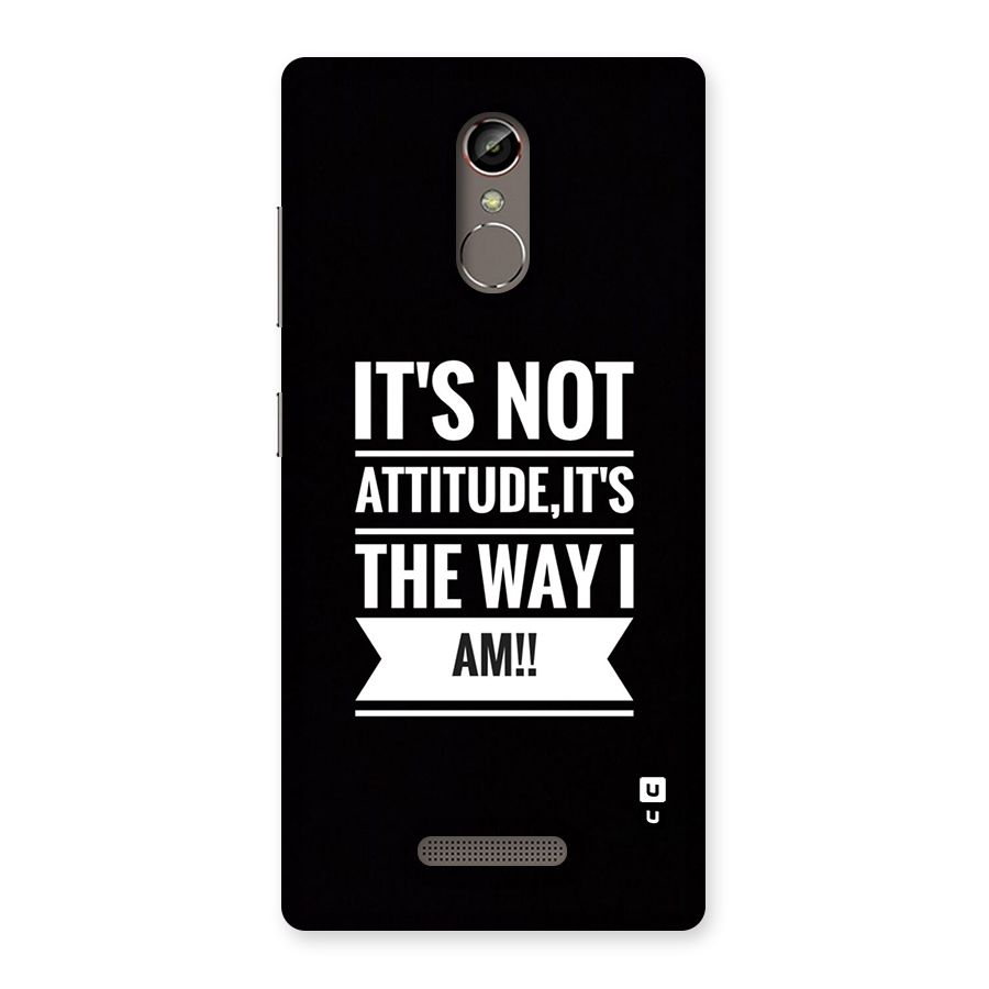 My Attitude Back Case for Gionee S6s