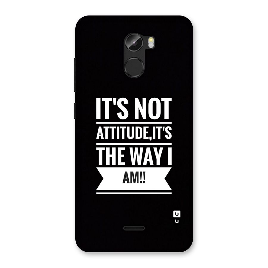 My Attitude Back Case for Gionee X1