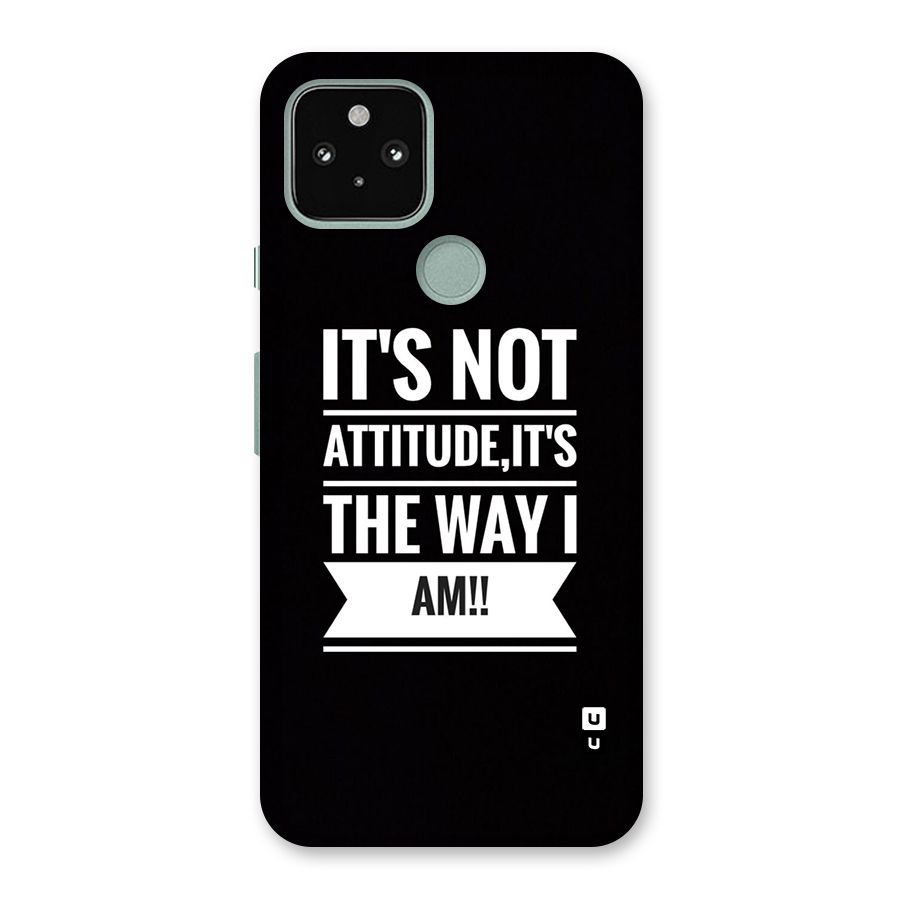 My Attitude Back Case for Google Pixel 5