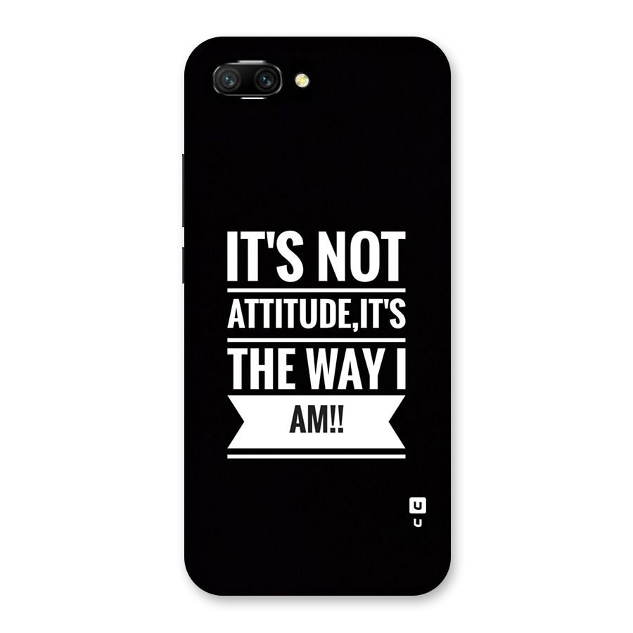 My Attitude Back Case for Honor 10