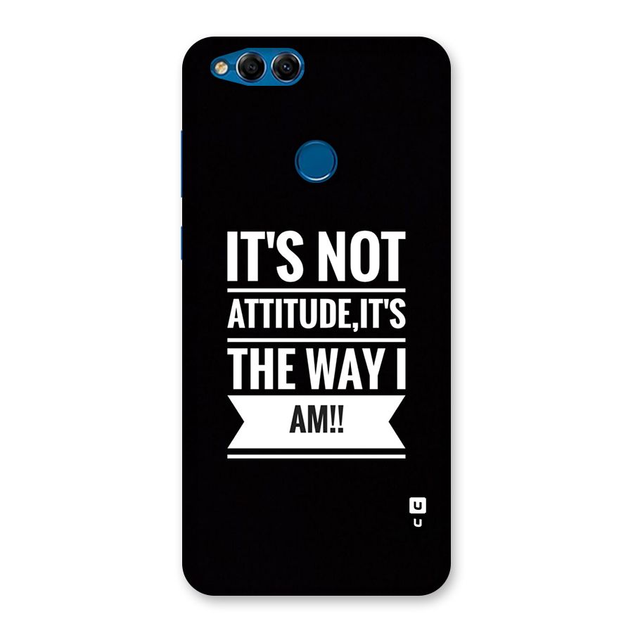 My Attitude Back Case for Honor 7X