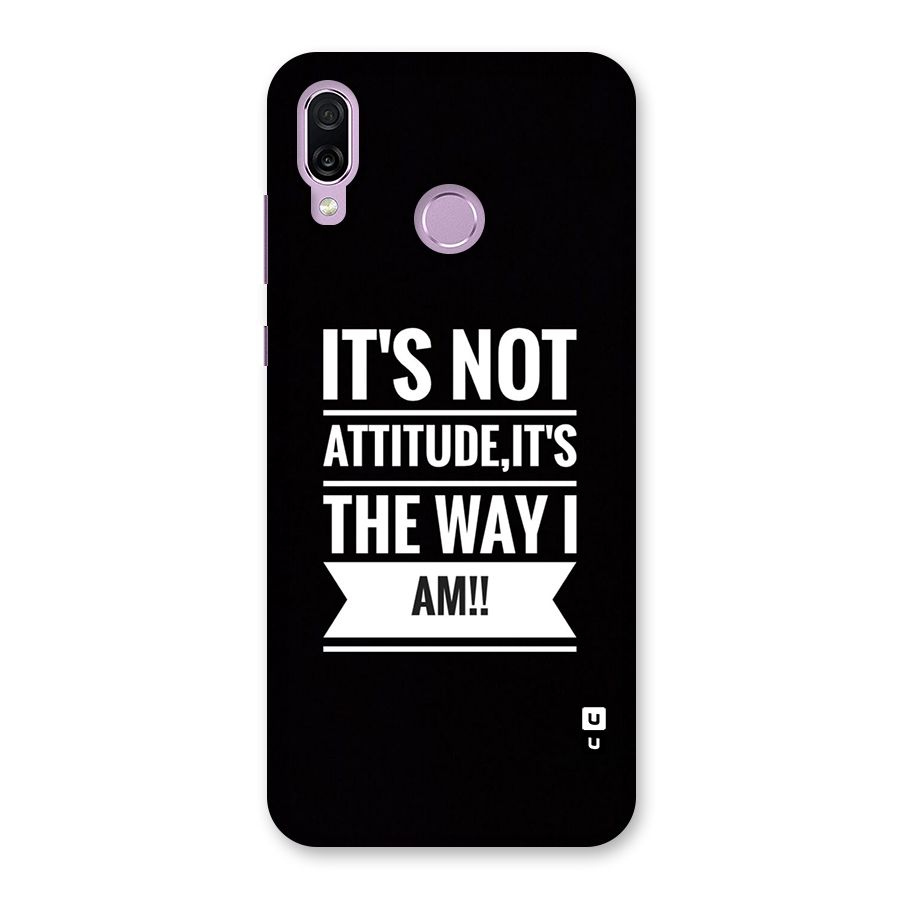 My Attitude Back Case for Honor Play