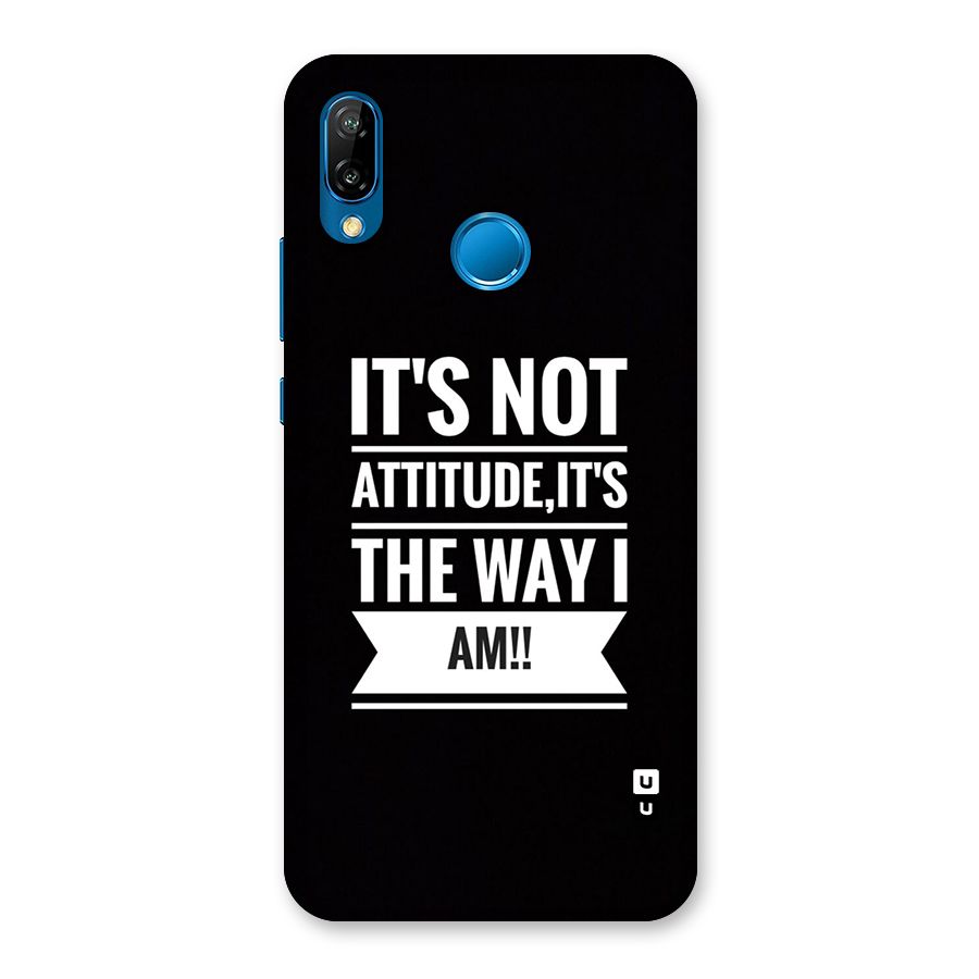 My Attitude Back Case for Huawei P20 Lite