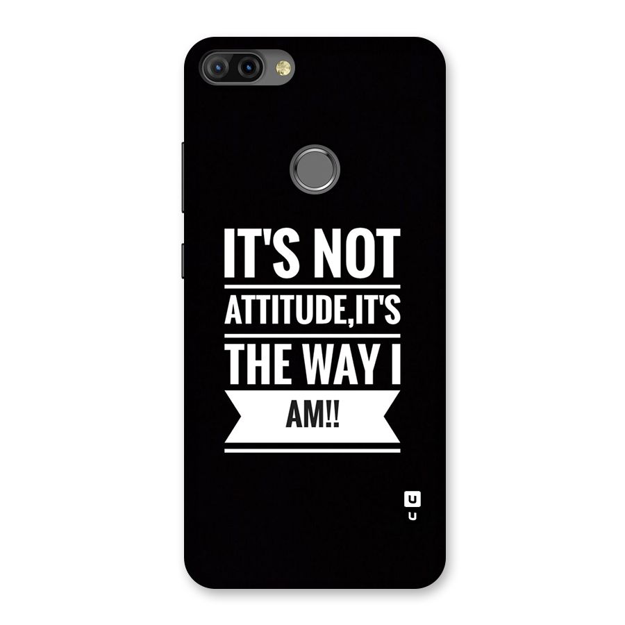 My Attitude Back Case for Infinix Hot 6 Pro