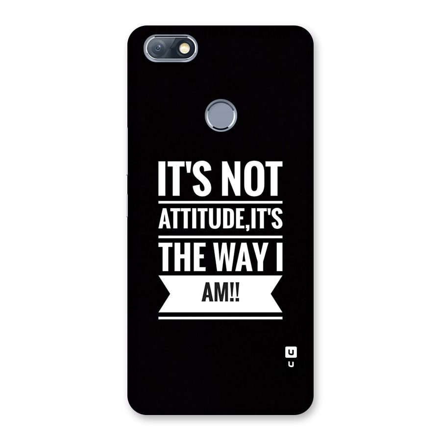 My Attitude Back Case for Infinix Note 5