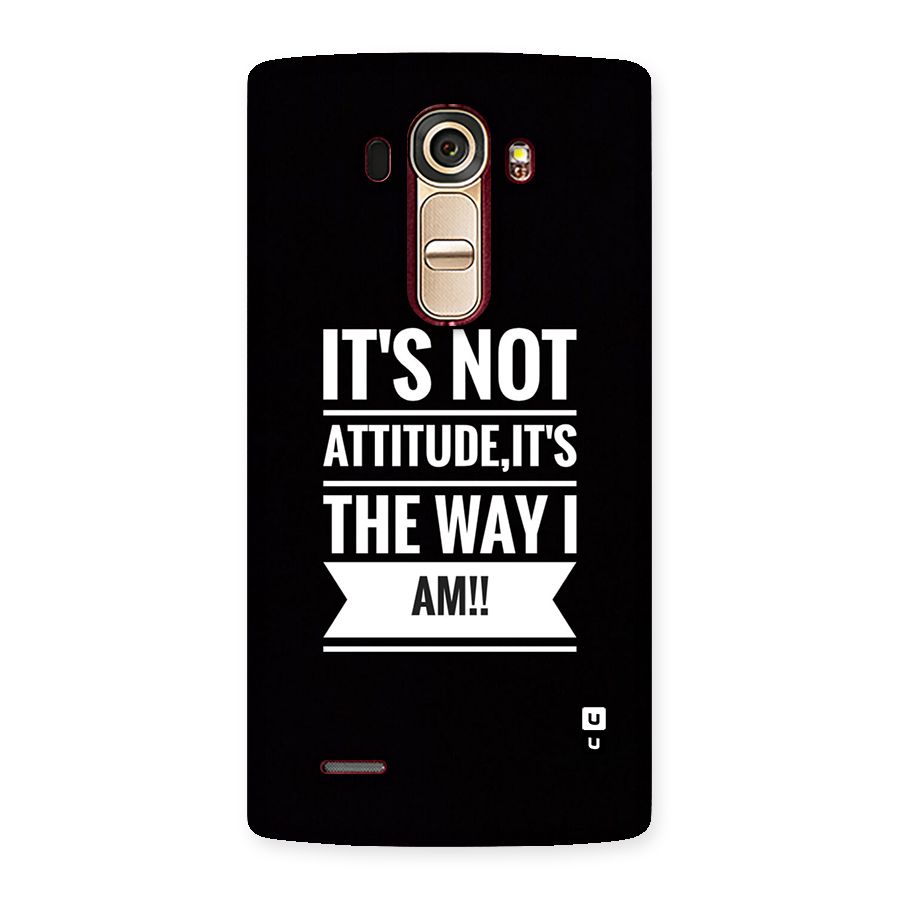 My Attitude Back Case for LG G4