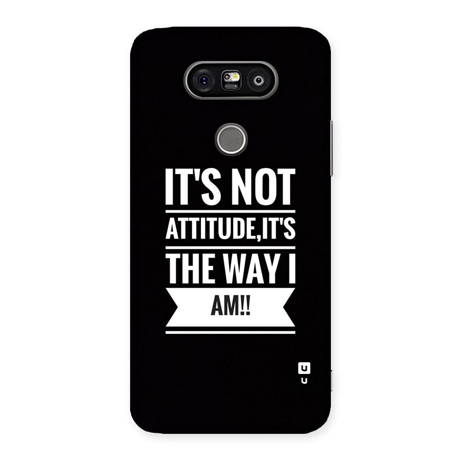 My Attitude Back Case for LG G5
