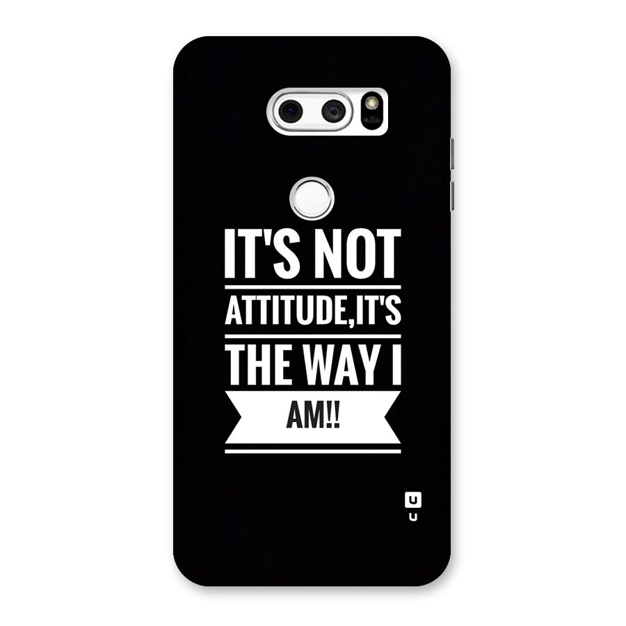 My Attitude Back Case for LG V30