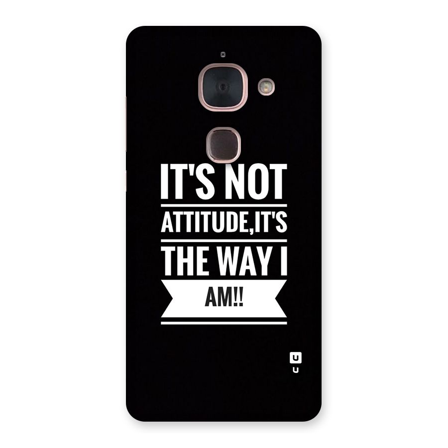 My Attitude Back Case for Le Max 2