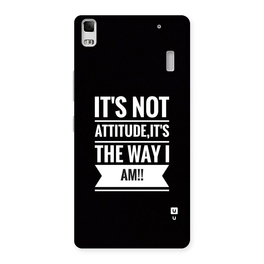 My Attitude Back Case for Lenovo A7000