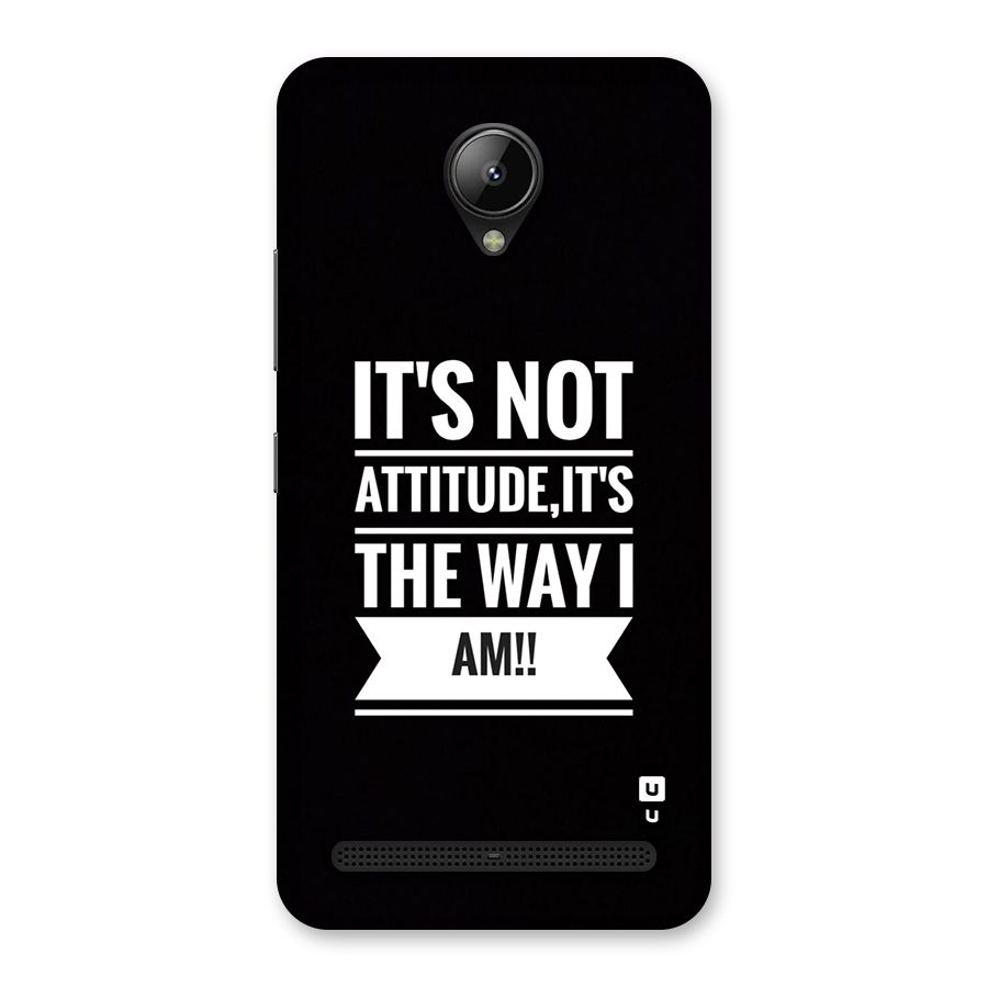 My Attitude Back Case for Lenovo C2