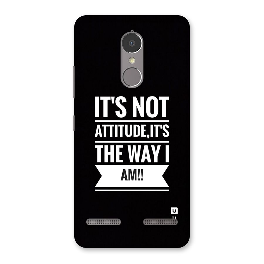 My Attitude Back Case for Lenovo K6