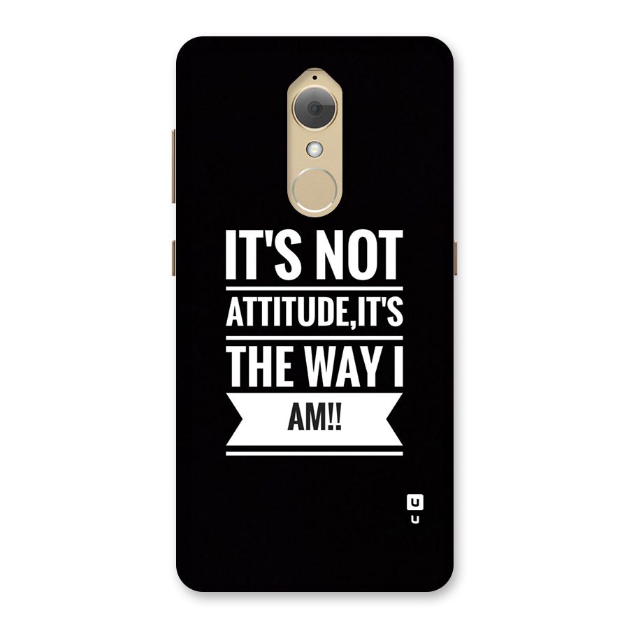 My Attitude Back Case for Lenovo K8