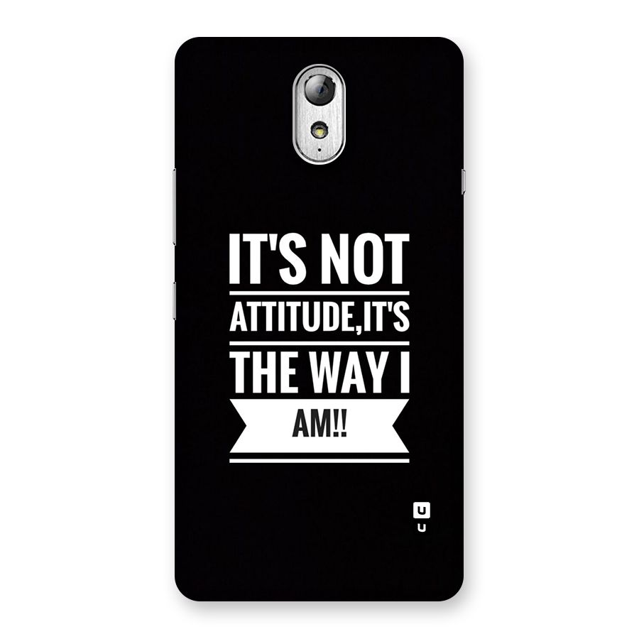 My Attitude Back Case for Lenovo Vibe P1M