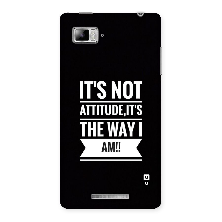 My Attitude Back Case for Lenovo Vibe Z K910