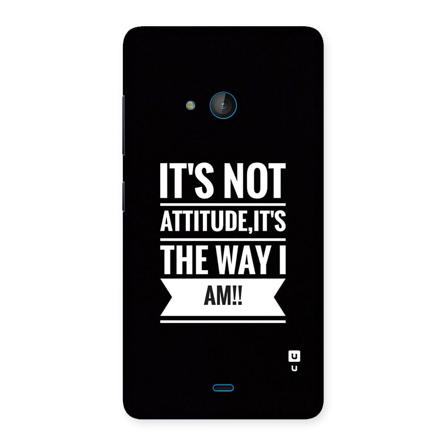 My Attitude Back Case for Lumia 540