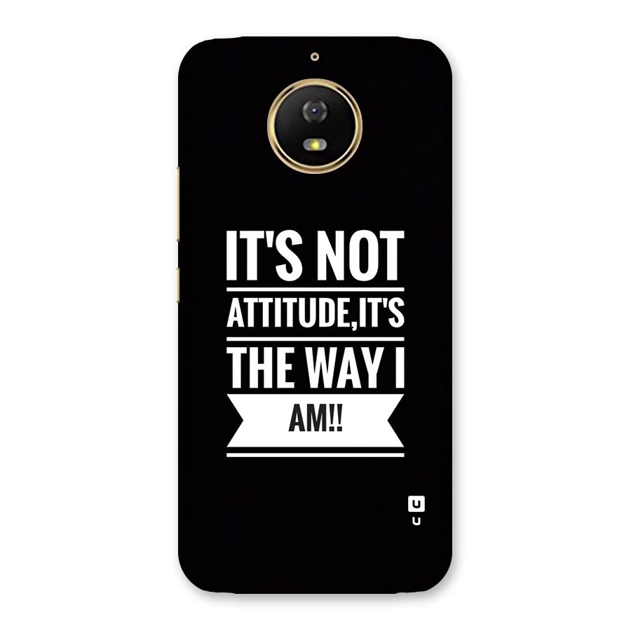 My Attitude Back Case for Moto G5s