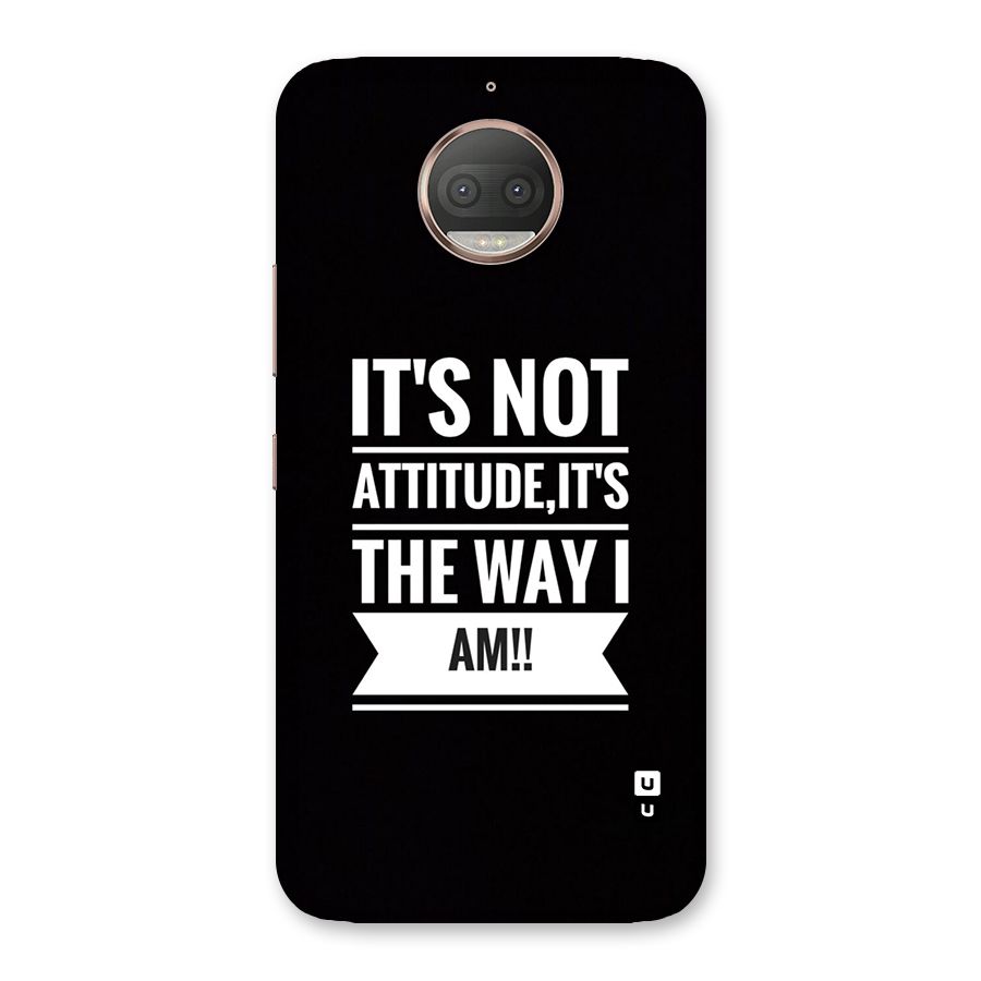 My Attitude Back Case for Moto G5s Plus