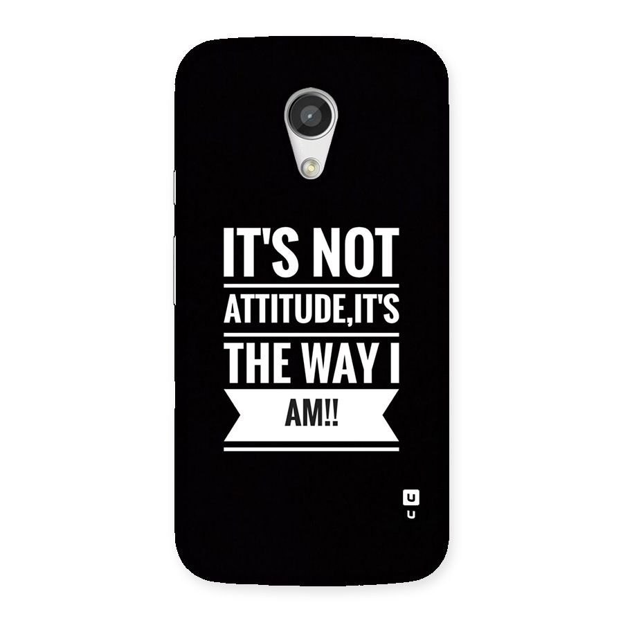 My Attitude Back Case for Moto G 2nd Gen