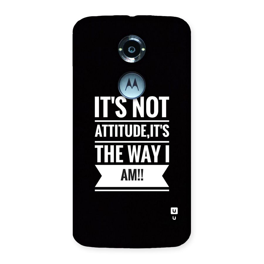My Attitude Back Case for Moto X2