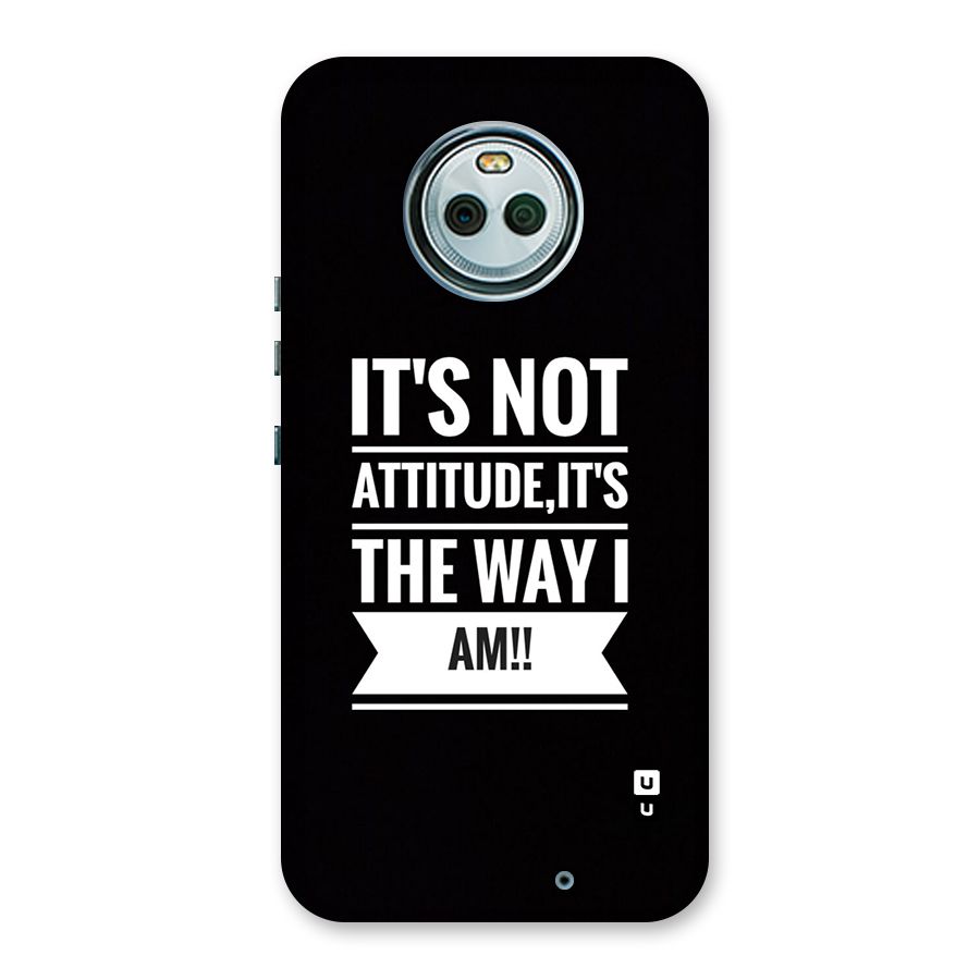 My Attitude Back Case for Moto X4