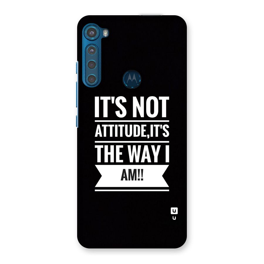 My Attitude Back Case for Motorola One Fusion Plus