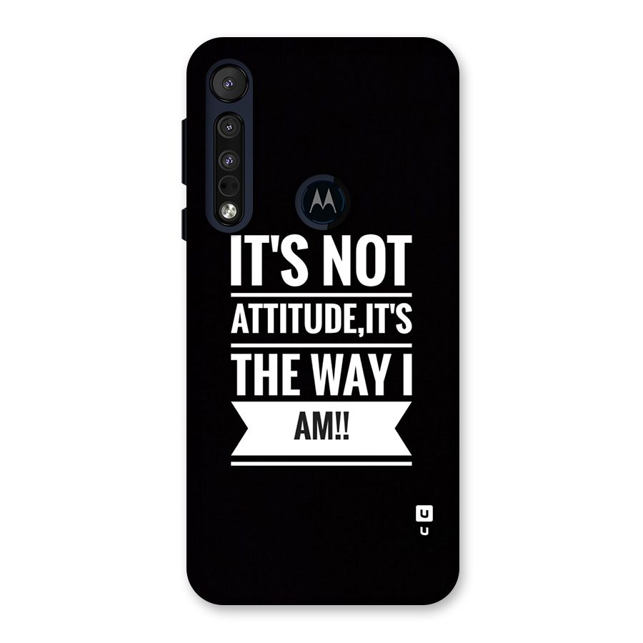My Attitude Back Case for Motorola One Macro