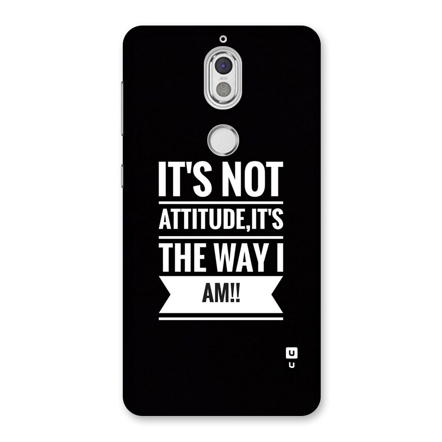 My Attitude Back Case for Nokia 7