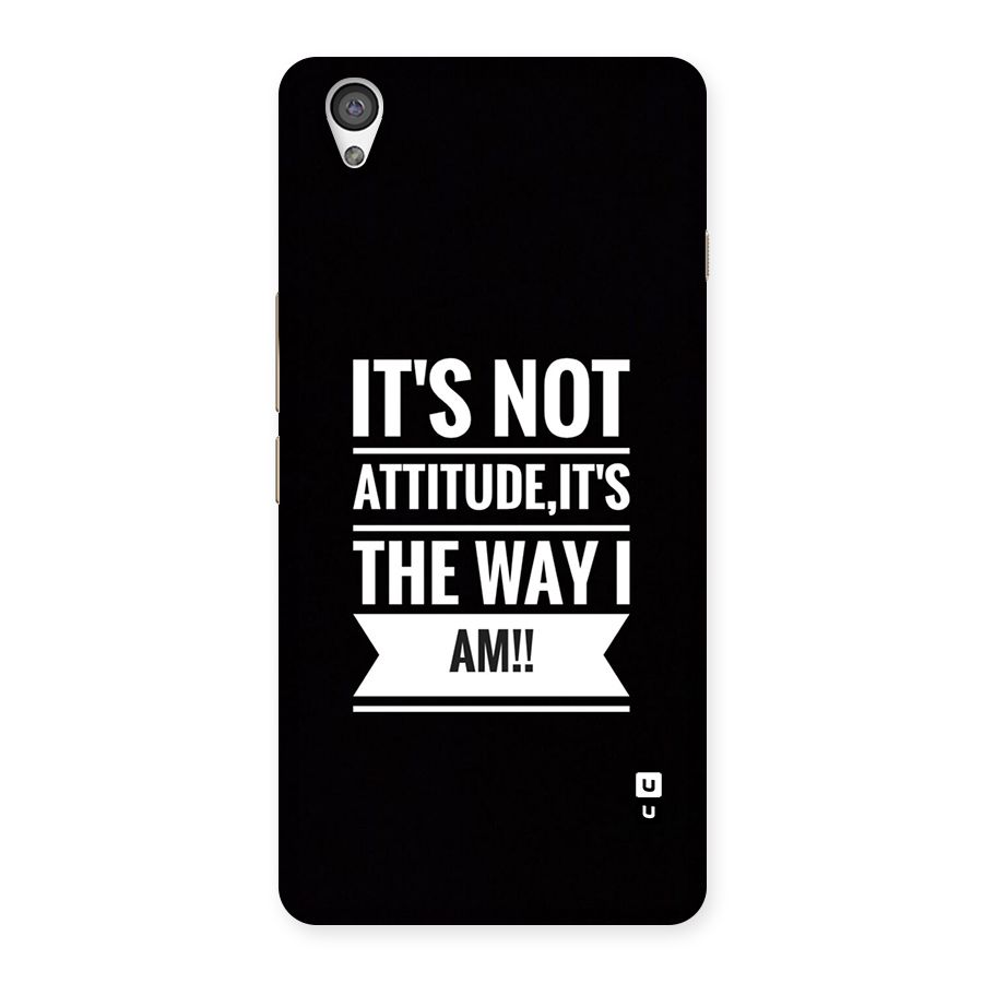 My Attitude Back Case for OnePlus X