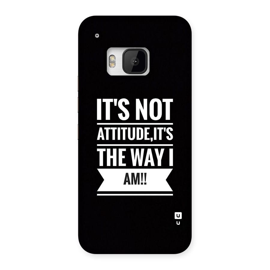 My Attitude Back Case for One M9