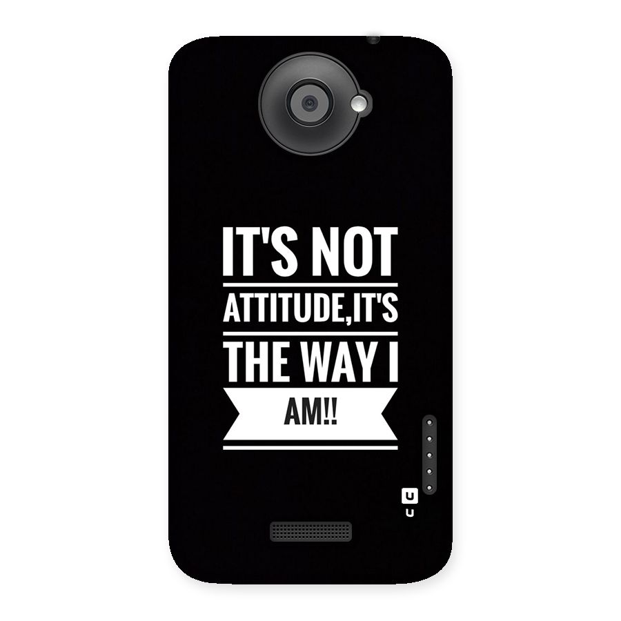 My Attitude Back Case for One X