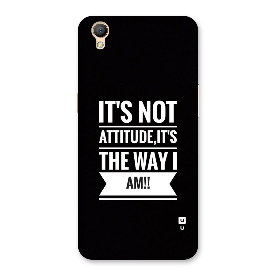My Attitude Back Case for Oppo A37